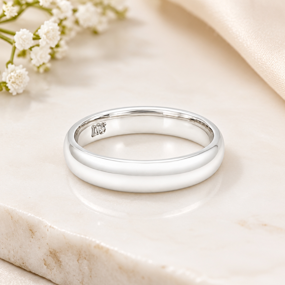 925 Sterling Silver Band Elegant And Minimalist For Men And Women